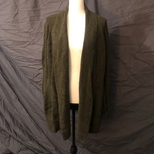 EUC LOFT Cozy Open Front Cardigan